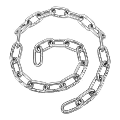 Locadence Bootsankerkette, 8 mm Ankerkette aus Edelstahl 316, sichere Befestigung, vielseitige Ankerleinenkette für Marine-Yacht-Fischerboote Locadence Bootsankerkette, 8 mm Ankerkette aus Edelstahl 316, sichere Befestigung, vielseitige Ankerleinenkette für Marine-Yacht-Fischerboote von Locadence