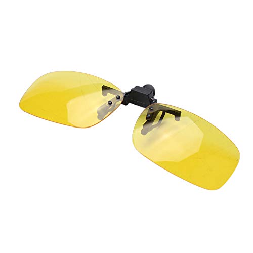 Rechteckige klare gelbe Gläser, randlos bei Nachtsicht, Fahrbrille von Lodokdre