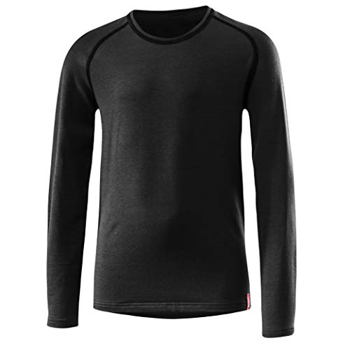 LÖFFLER Kinder Unterhemd Langarm Transtex warm, schwarz, 128 LÖFFLER Kinder Unterhemd Langarm Transtex warm, schwarz, 128 von Löffler