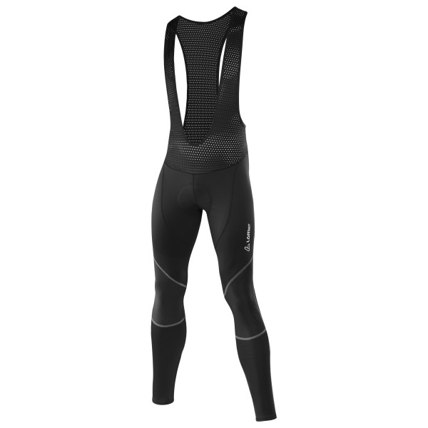 Löffler - Bike Bib Tights Windstopper Elastic - Radhose Gr 50 - Regular schwarz von Löffler