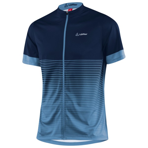 Löffler - Bike Shirt Full Zip Stream 3.0 - Radtrikot Gr 56 blau von Löffler