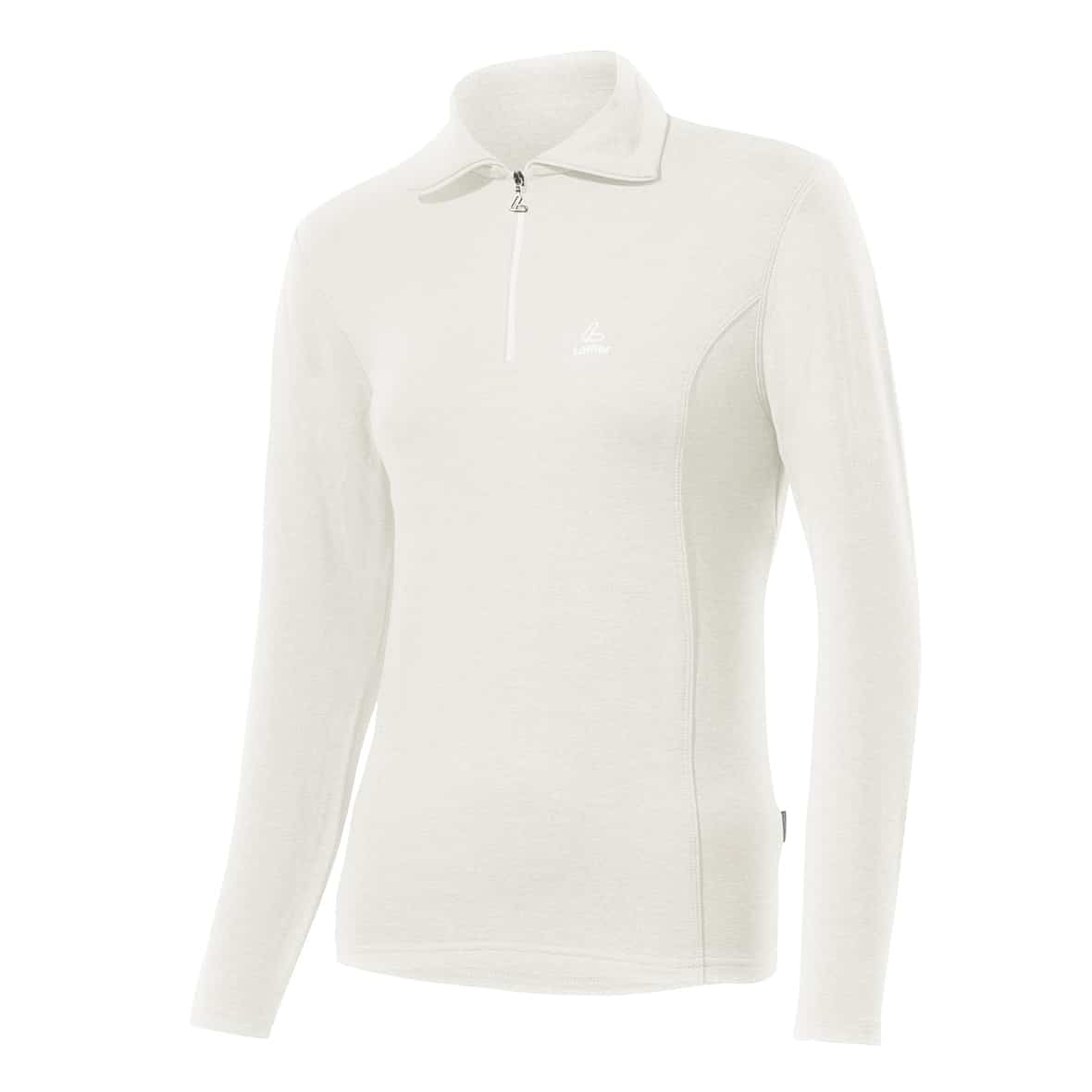 Löffler DA. Zip-Rolli Basic Transtex Damen Funktionsshirt (Beige 44 Größe) Laufbekleidung von Löffler