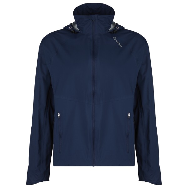 Löffler - Jacket with Hood Comfort Fit WPM Pocket - Fahrradjacke Gr 56 blau von Löffler