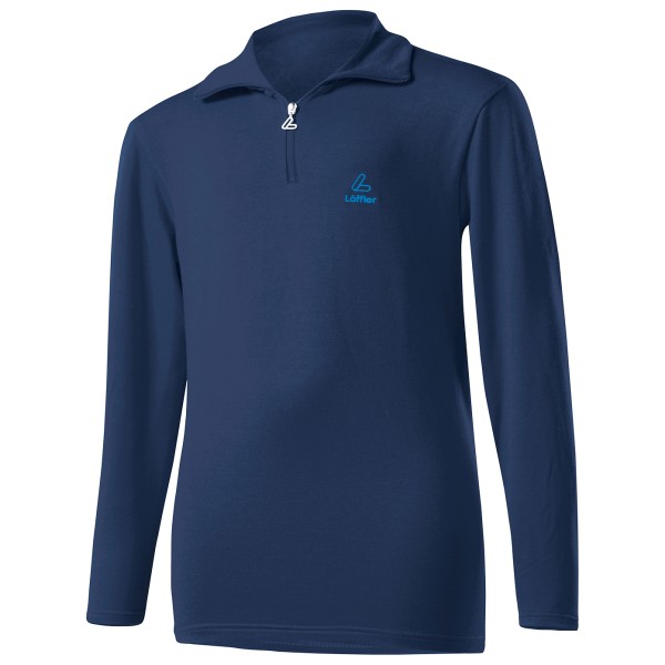 Löffler - Kid's Midlayer Transtex - Fleecepullover Gr 164 blau von Löffler