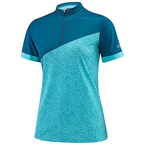 Löffler Stine Half-Zip Fahrradshirt Damen türkis Löffler Stine Half-Zip Fahrradshirt Damen türkis von Löffler
