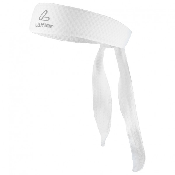 Löffler - Tie Headband TXGrid - Stirnband Gr One Size weiß von Löffler