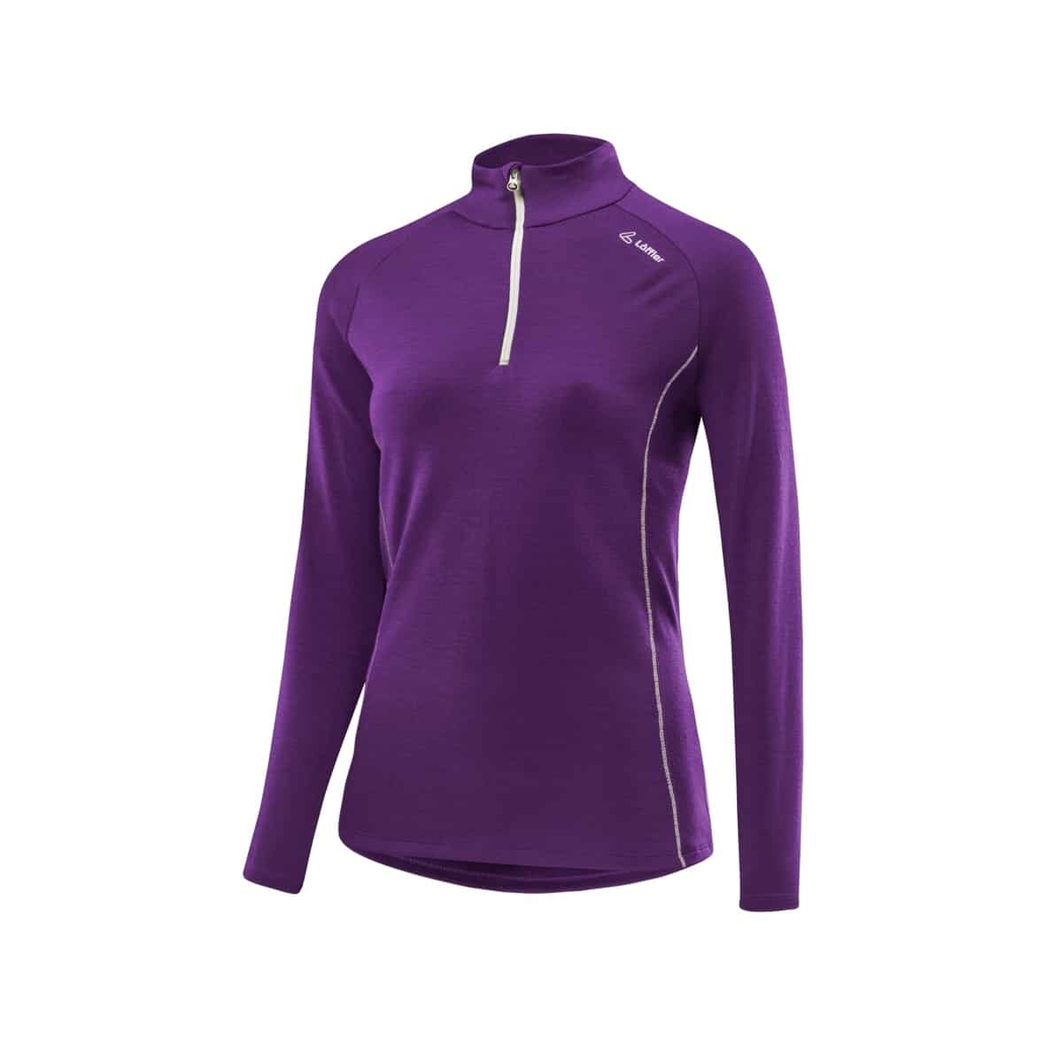 Löffler W Mid Layer Transtex Merino Damen (Fuchsia 40 D) Laufbekleidung von Löffler