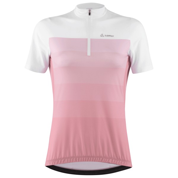 Löffler - Women's Bike Jersey Half-Zip Rainbow Mid - Radtrikot Gr 40 rosa von Löffler