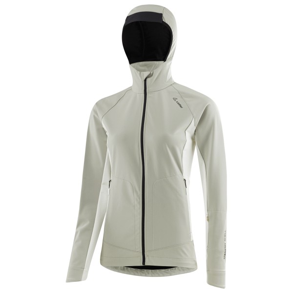 Löffler - Women's Hooded Jacket XC-Pure Transtex Shell - Langlaufjacke Gr 42 grau von Löffler