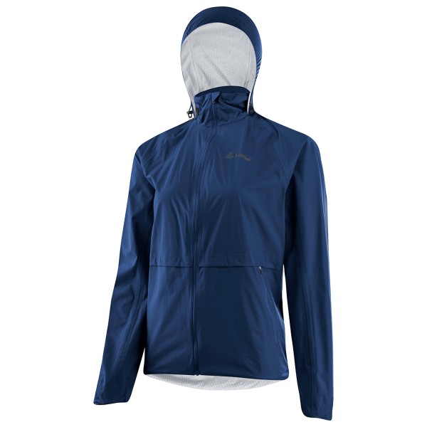 Löffler - Women's Jacket with Hood Comfort Fit WPM Pocket - Fahrradjacke Gr 36;38;40;42;44;46 blau;rosa von Löffler