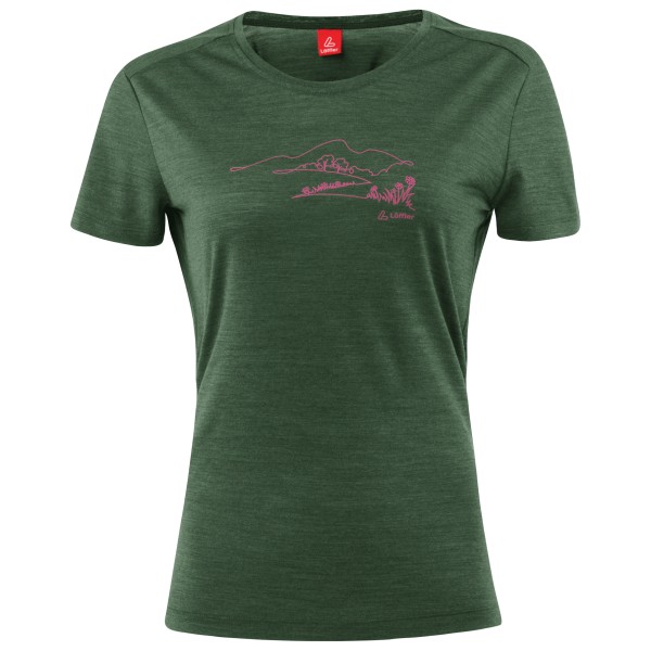 Löffler - Women's Printshirt Country Merino-Tencel - Merinoshirt Gr 36 grün Löffler - Women's Printshirt Country Merino-Tencel - Merinoshirt Gr 36 grün von Löffler