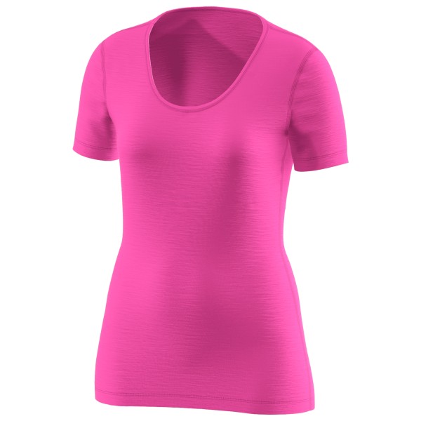 Löffler - Women's Shirt S/S Merino Light - Merinounterwäsche Gr 42 rosa von Löffler