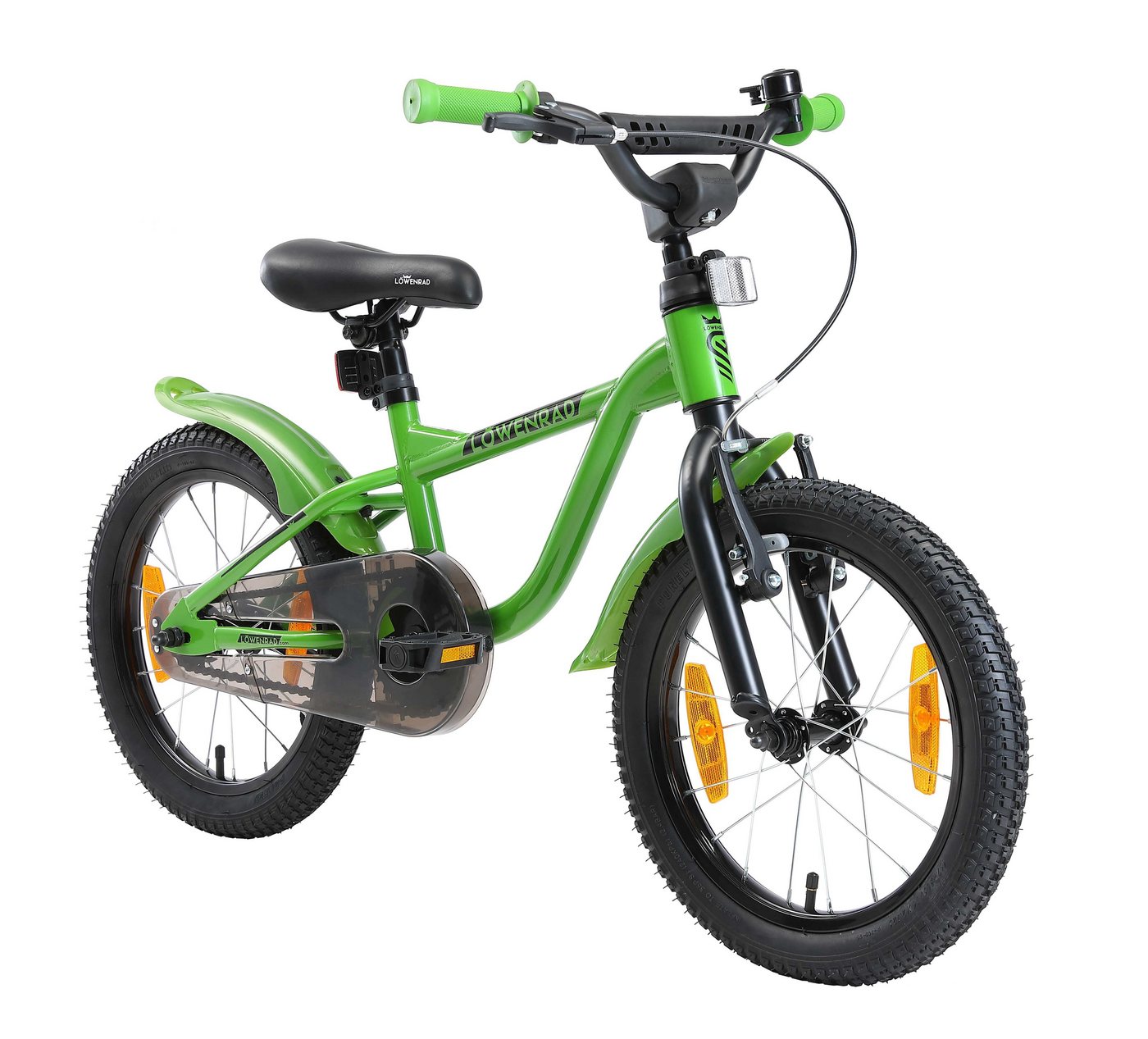 Löwenrad Kinderfahrrad Sport, 16 Zoll, ab 107 cm, 4 - 6 Jahre, Jungen, Mädchen, 1 Gang, Handbremse, Rücktrittbremse, Kettenschutz, Höhenverstellbar Löwenrad Kinderfahrrad Sport, 16 Zoll, ab 107 cm, 4 - 6 Jahre, Jungen, Mädchen, 1 Gang, Handbremse, Rücktrittbremse, Kettenschutz, Höhenverstellbar von Löwenrad