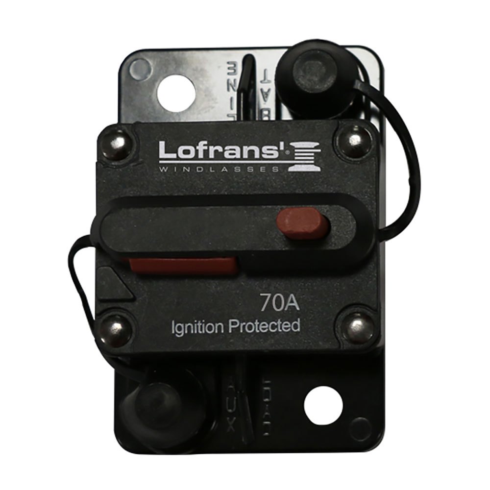 Lofrans Thermal Circuit Breaker Surface Mounted Panel Schwarz 70A von Lofrans