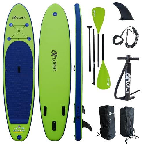 Loftra SUP Board Explorer Stand Up Paddle Surfboard aufblasbar Paddel ISUP ALF2 320 cm von EXPLORER