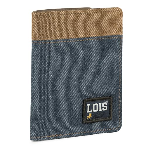 Lois - Portemonnaie Jungen Teenager - Geldbeutel Jungen Teenager mit Jugendlicher Stil - Portemonnaie Herren. Portmonee Jungen Teenager. RFID-Schutz, Blau Lois - Portemonnaie Jungen Teenager - Geldbeutel Jungen Teenager mit Jugendlicher Stil - Portemonnaie Herren. Portmonee Jungen Teenager. RFID-Schutz, Blau von Lois