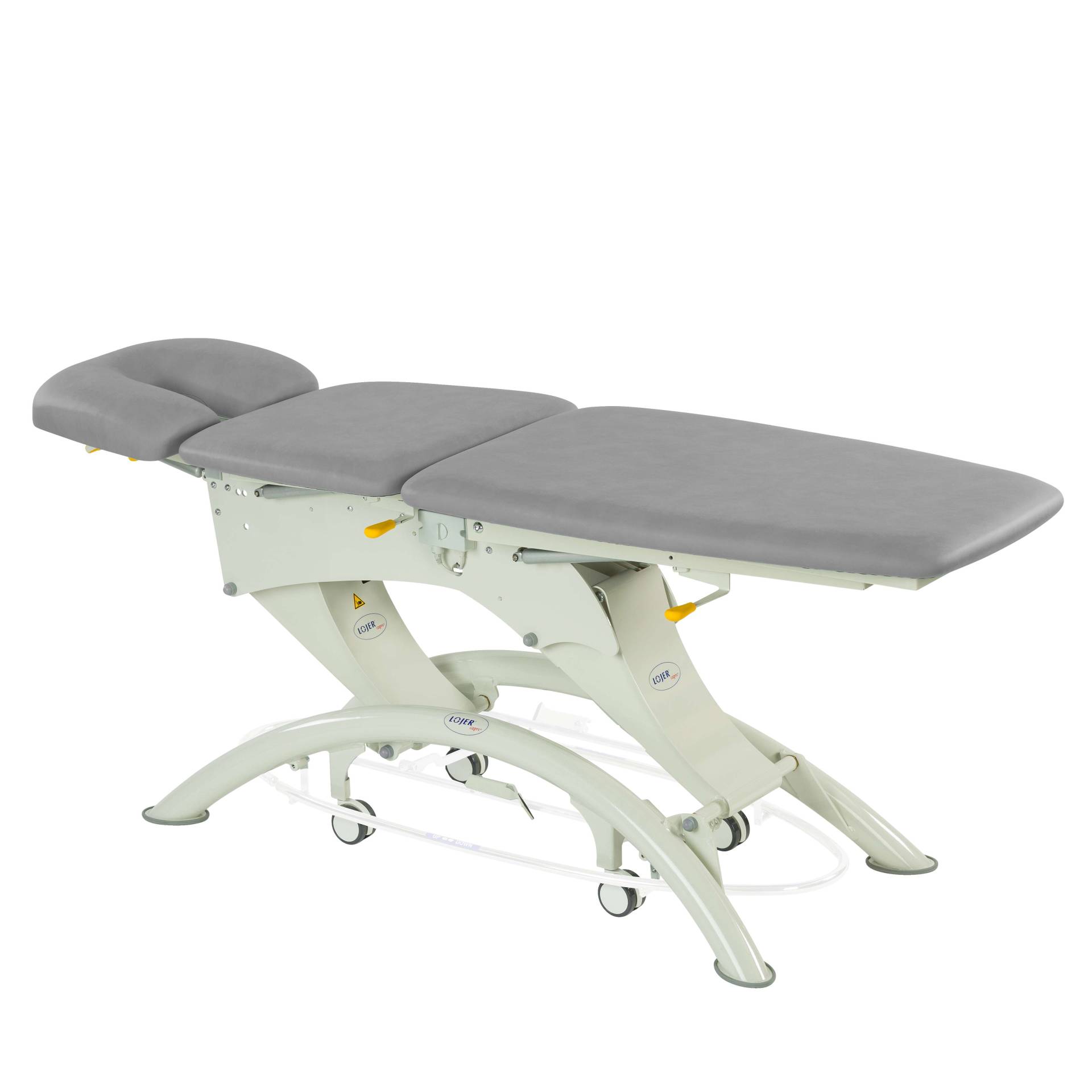 Lojer Elektrische Therapieliege "Capre F3", 3-teilig, Silver, 65 cm Lojer Elektrische Therapieliege "Capre F3", 3-teilig, Silver, 65 cm von Lojer