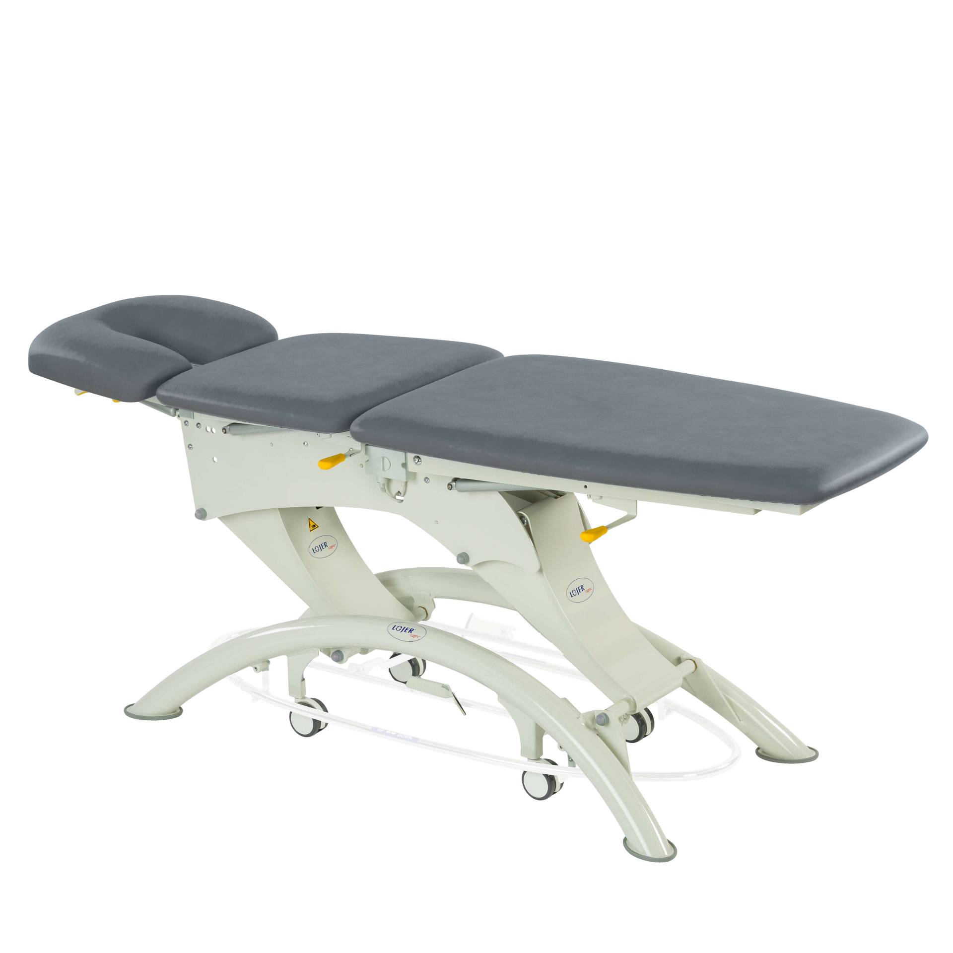 Lojer Elektrische Therapieliege "Capre F3", 3-teilig, Titanium, 65 cm Lojer Elektrische Therapieliege "Capre F3", 3-teilig, Titanium, 65 cm von Lojer