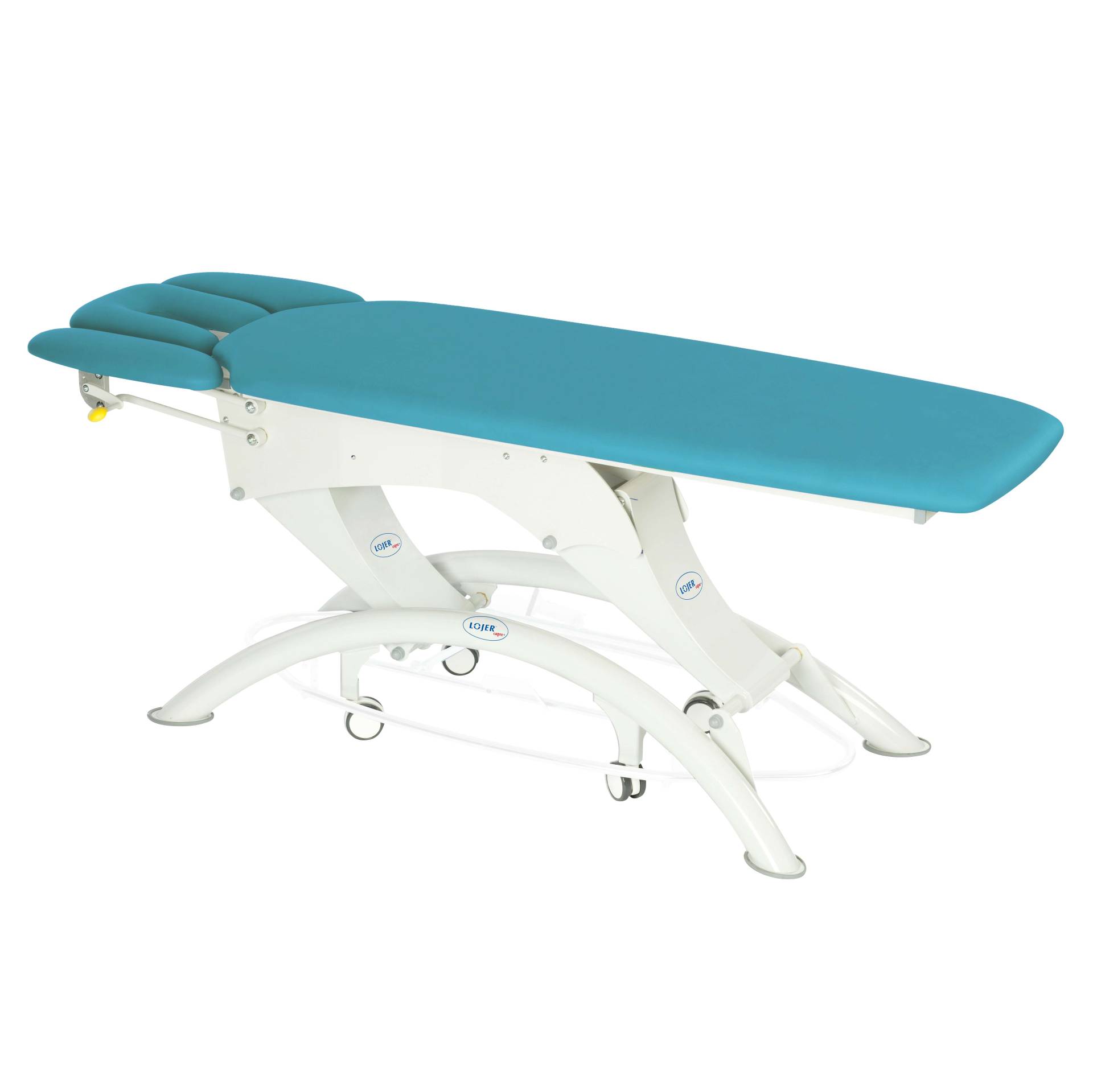 Lojer Elektrische Therapieliege "Capre M4", 4-teilig, Lagoon, 65 cm Lojer Elektrische Therapieliege "Capre M4", 4-teilig, Lagoon, 65 cm von Lojer