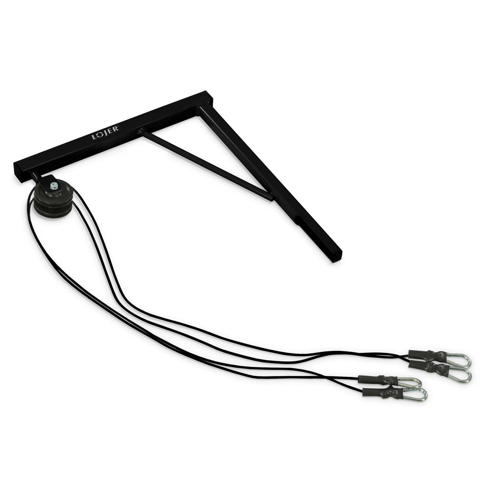 Lojer Galgen für Seilzugapparate, Für Lojer "Pulley 14 und 20kg", Schwarz Lojer Galgen für Seilzugapparate, Für Lojer "Pulley 14 und 20kg", Schwarz von Lojer