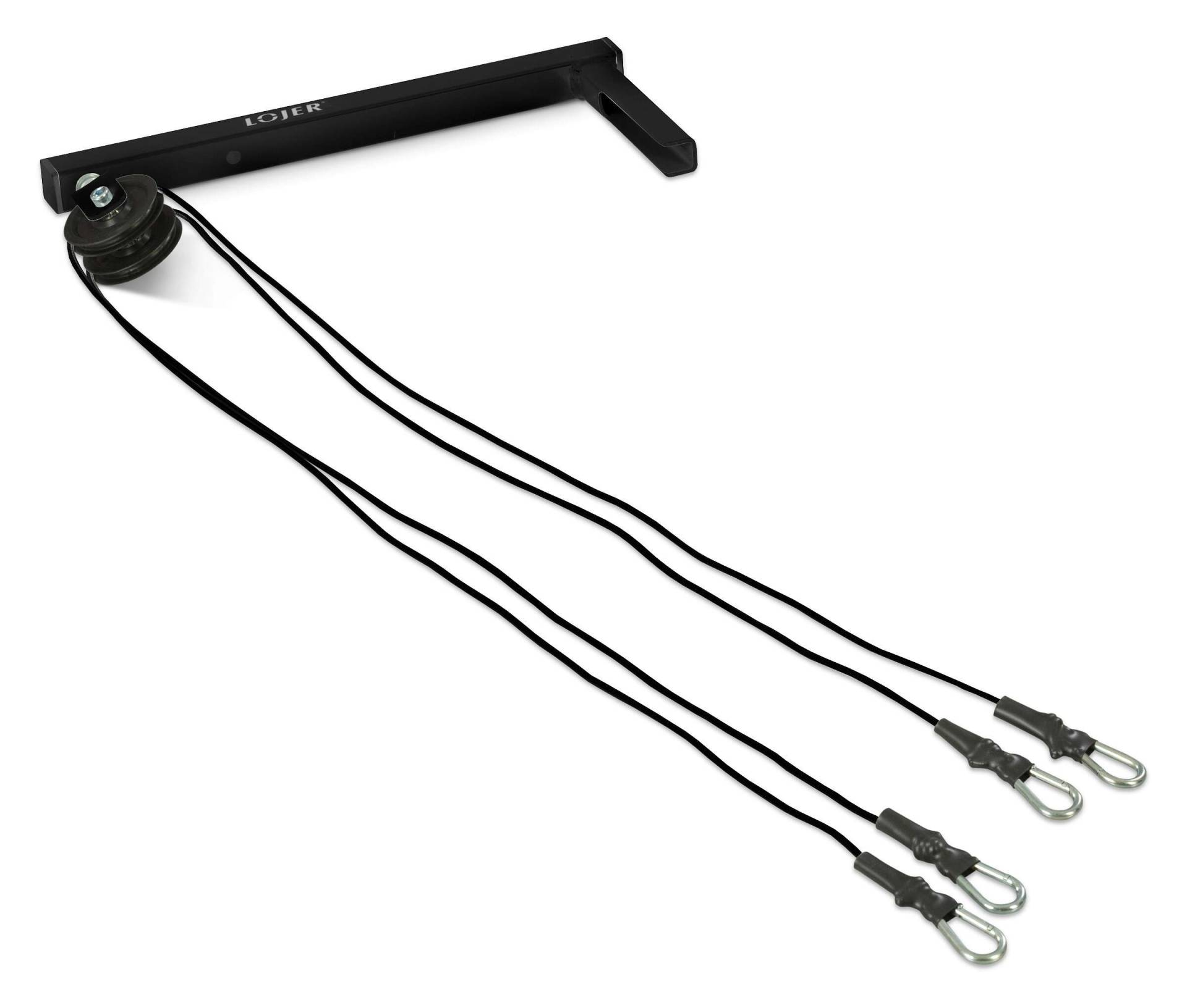 Lojer Galgen für Seilzugapparate, Für Lojer "Speed Pulley, 50kg", Schwarz Lojer Galgen für Seilzugapparate, Für Lojer "Speed Pulley, 50kg", Schwarz von Lojer