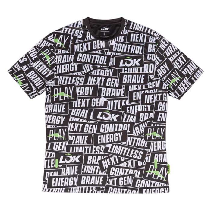Lok Sticker Storm Short Sleeve T-shirt Schwarz L Mann Lok Sticker Storm Short Sleeve T-shirt Schwarz L Mann von Lok