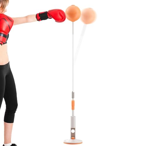 Box-Reflex-Tasche, freistehender Punchingball, Hand-Auge-Koordinations-Trainingsset, Fitness-Boxausrüstung, Reflex-Trainings-Punchingball, höhenverstellbarer Punchingball, Box-Speedball-Trainer von Lokaquk