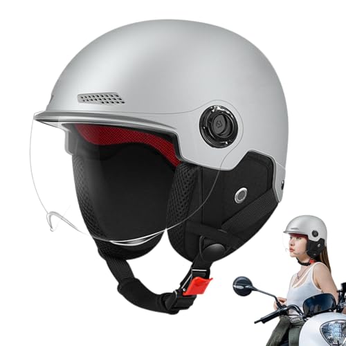 Lokaquk Motorradhelme – Motorrad-Hartschalenhut, Unisex, Fahrrad-Sicherheitshilfe mit atmungsaktivem Innenfutter, ideal für Outdoor-Abenteuer, Pendler in der Stadt und lange Fahrten von Lokaquk