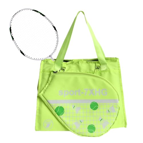 Tennis-Einkaufstasche | Leichte Badmintontasche | Tennis-Rucksack mit großer Kapazität, wasserdichter Badminton-Rucksack, Fußball-Tragetasche, Tennis- und Badminton-Tasche, wasserdichter Sportrucksack von Lokaquk