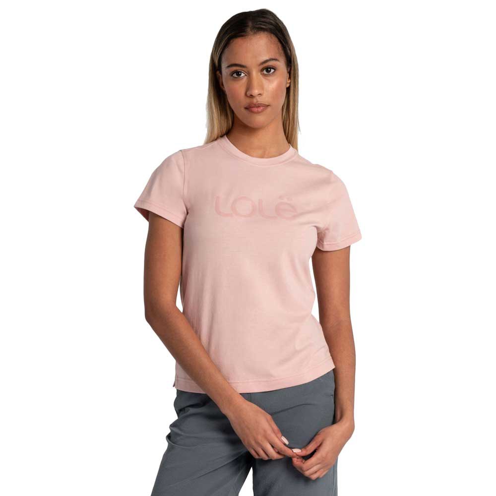 Lole Icon Short Sleeve T-shirt Rosa L Frau von Lole