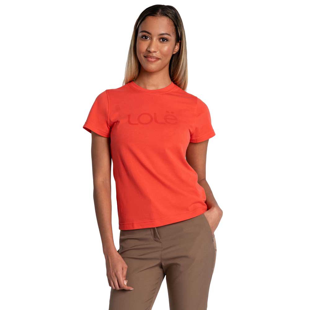 Lole Icon Short Sleeve T-shirt Orange XS Frau von Lole