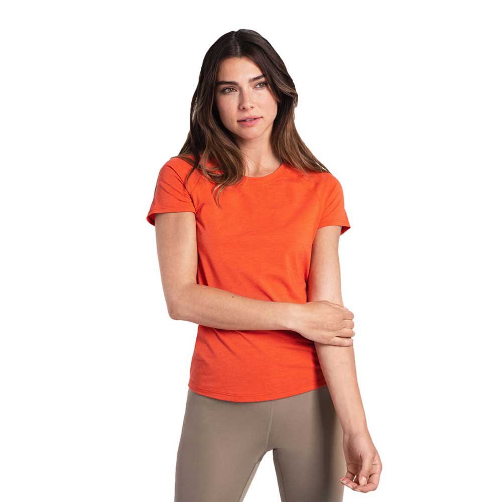 Lole Performance Short Sleeve T-shirt Orange M Frau von Lole