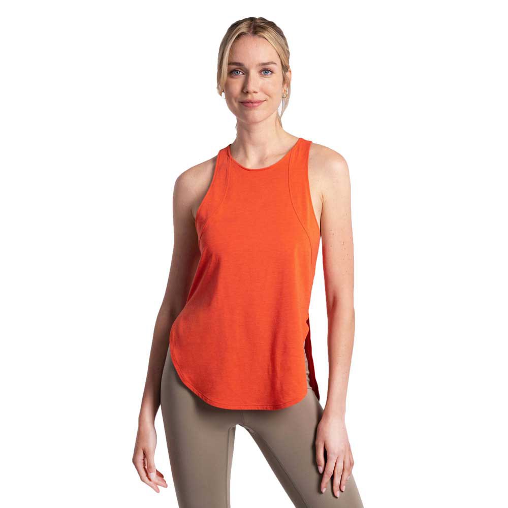 Lole Performance Sleeveless T-shirt Orange XS Frau von Lole