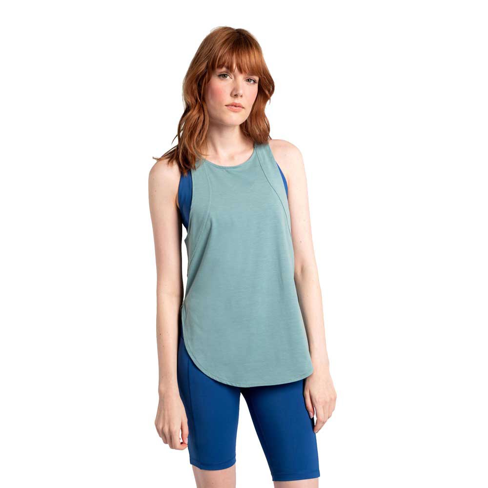 Lole Performance Sleeveless T-shirt Blau S Frau von Lole