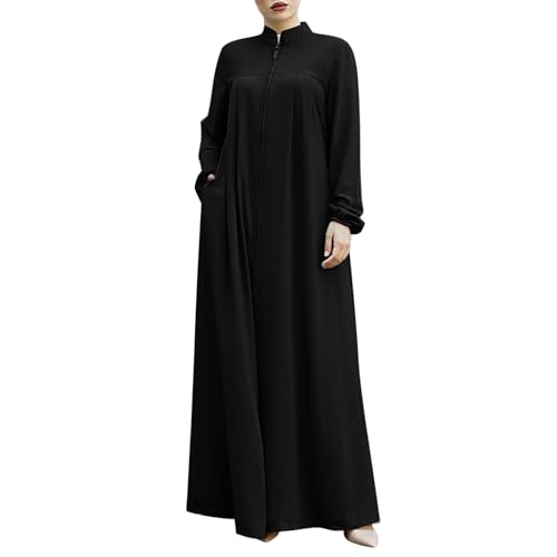 Abaya Set Damen Modest Hochzeit Gebetskleider Einteiler Abaja Hajj 2 Teilig Islamische Giyim Dress Tesettür Schwarz Arabische Ganzkörper Gebetsset Dresses Abendkleider von Lomelomme