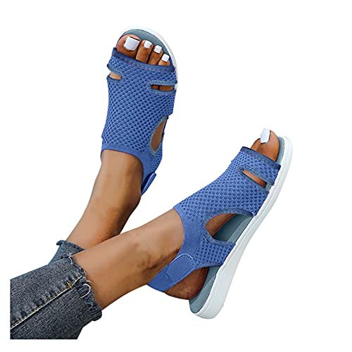 Plateau Sandalen Damen Sommerschuhe Bequem Flache Damenschuhe Pylomo Strandschuhe Elegant Bequeme Sommersandaletten Wassersandalen Barfuss Deichmann Abrollschuhe Barfußschuhe Gesundheitssandalen von Lomelomme