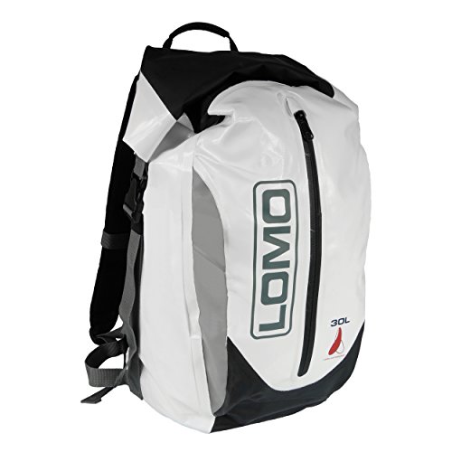Lomo, wasserdichter Rucksack mit 30 Liter Fassungsvermögen, Dry-Bag-Packsack, Weiß von Lomo