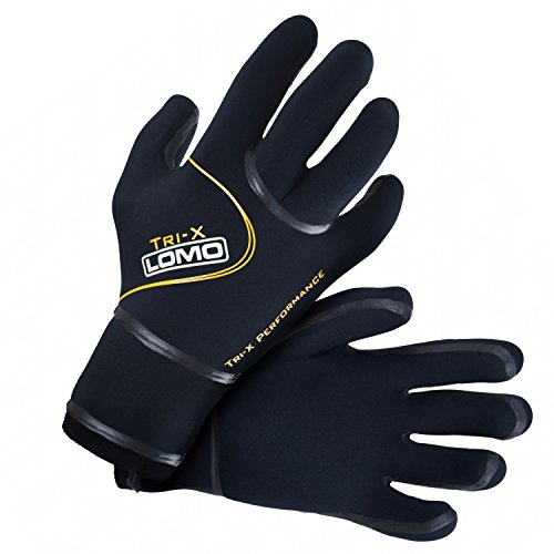 Triathlon- und Schwimmhandschuhe, schwarz, S Triathlon- und Schwimmhandschuhe, schwarz, S von Lomo