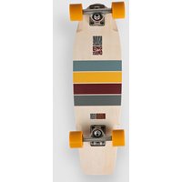 Long Island Longboards Stripe 26"X7.5" Cruiser white von Long Island Longboards