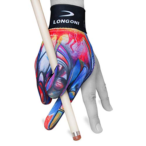 LONGONI Billard-Queue-Handschuh Fancy Leonardo 3 für linke Hand LONGONI Billard-Queue-Handschuh Fancy Leonardo 3 für linke Hand von Longoni