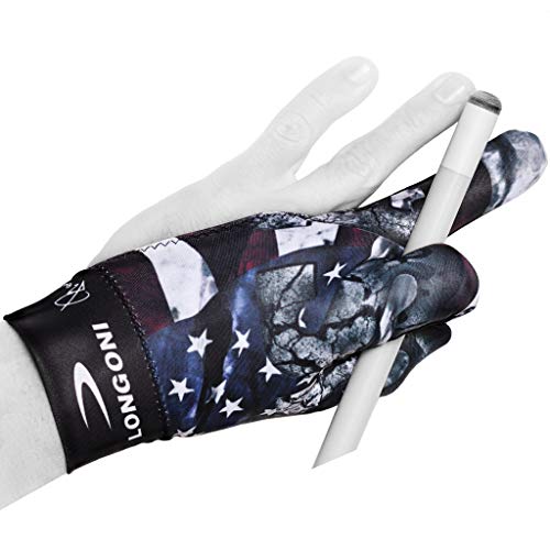 Longoni Billard-Queue-Handschuh Fancy Flag 4 für linke Hand Longoni Billard-Queue-Handschuh Fancy Flag 4 für linke Hand von Longoni