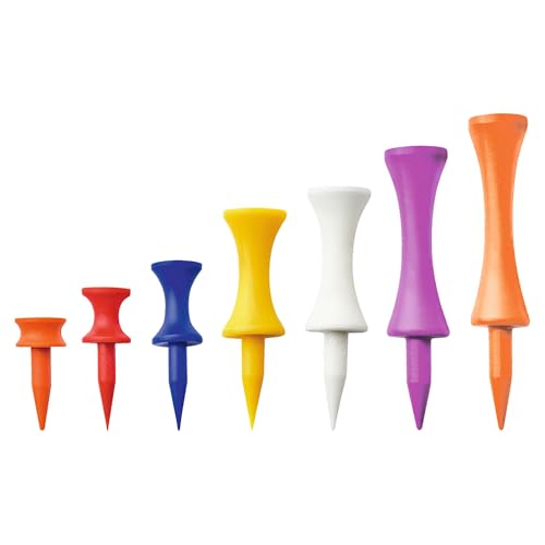 Longridge Golf Zubehör 5 mm Plastik Castle Tees 20 PCS, Orange, TEPCO Longridge Golf Zubehör 5 mm Plastik Castle Tees 20 PCS, Orange, TEPCO von Longridge