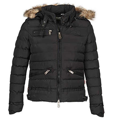 Lonsdale London Damen APPLEDORE Ladies Hooded Winterjacket, Black, L von Lonsdale