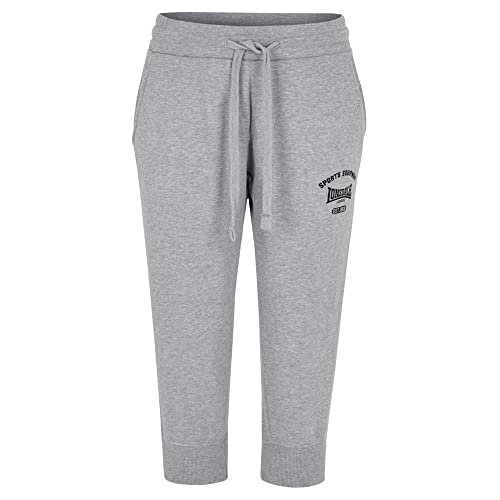 Lonsdale London Damen LEEDS 3/4 Jogging Pants, Marl Grey, S von Lonsdale