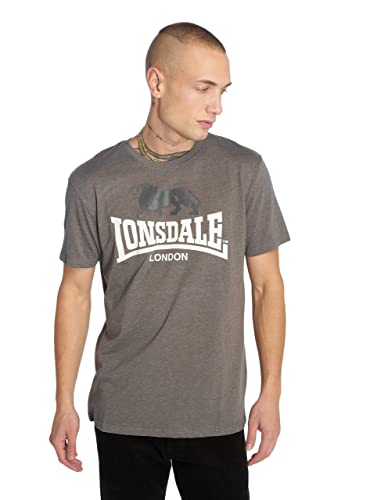 Lonsdale London Herren GARGRAVE T-Shirt, Marl Stone, L von Lonsdale