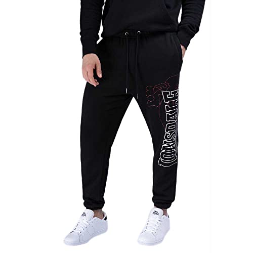 Lonsdale London Herren Dartford Jogginghose, Schwarz, S EU von Lonsdale