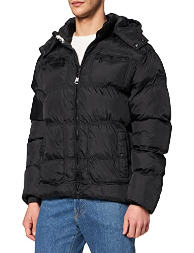 Lonsdale London Herren Kellan Men Hooded Winterjacket, Schwarz, L EU von Lonsdale