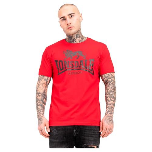 Lonsdale London Herren T-shirt undertrøje logo T shirt tr gerhemd, Blutrot, M EU Lonsdale London Herren T-shirt undertrøje logo T shirt tr gerhemd, Blutrot, M EU von Lonsdale