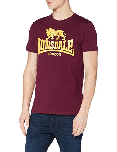 Lonsdale London Herren T Shirt Trägerhemd Logo, Blutrot, S von Lonsdale