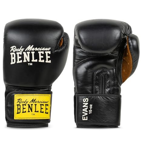 BENLEE Boxhandschuhe aus Leder (1 Paar) Evans Black 18 oz BENLEE Boxhandschuhe aus Leder (1 Paar) Evans Black 18 oz von BENLEE Rocky Marciano